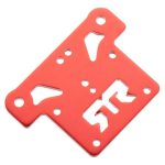 Aluminum motor mount for RC cars, compatible with various RC vehicle models, providing durability and performance.