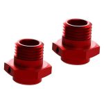Red RC Car Motor Mounts for Racing and Off-Road.