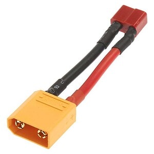Arrma AR390195 XT90 to T-Plug Charging Adapter Lead Nero (ARAC9424)