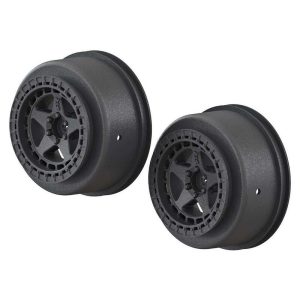 Arrma AR510096 SC 2 2/3 0 Wheel 14 mm Hex Black (2) ARAC9461