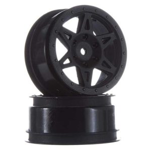 Arrma AR510038 Wheel Front RAIDER Black ARAC9555