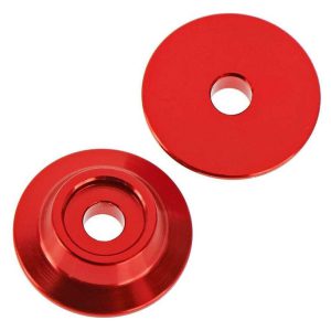 Arrma AR320215 Wing Button Aluminum Red (2) ARAC9690