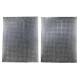 Hot Racing Aluminum Scale Diamond Plate Sheet (Silver) (2) (22x28cm) HRAACC1808DP