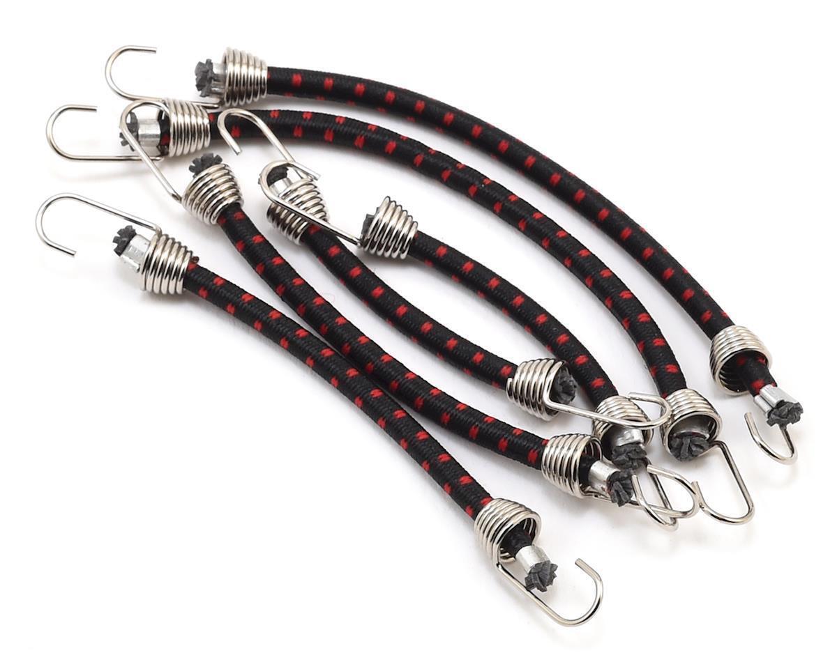 Hot Racing 1/10 Scale Bungee Cord Set (Black/Red) (6) HRAACC468C02