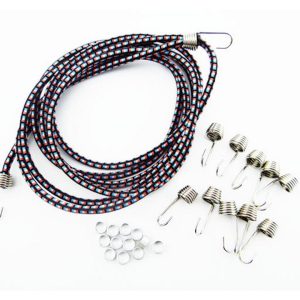 Hot Racing 1/10 Scale Bungee Cord Kit (Green/White) HRAACC468K1285