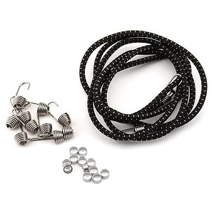 Hot Racing 1/10 Bungee Cord Kit (Black/Gold) HRAACC468K41