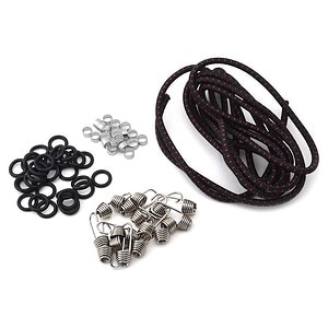 Hot Racing 1/10 Scale Cargo Net Kit (Black/Red) HRAACC468KN02