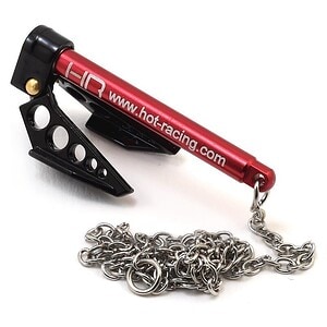 Hot Racing 1/10 Scale Portable Fold Up Winch Anchor (Black/Red) HRAACC838F01