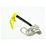 High-quality RC car chain tool with bright yellow chain guide.