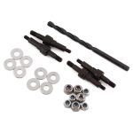 High-quality RC car steering linkages and ball joints for durable remote control vehicle performance.