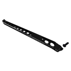 Hot Racing 165mm Kraton/Typhon Aluminum Rear Chassis Brace (Black) HRAAON30C01