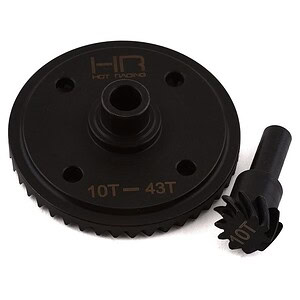 Hot Racing Arrma 6S Steel Helical Differential Ring/Pinion (43T/10T) HRAAON9043