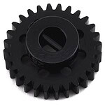 High-quality black plastic gear for RC vehicles, ideal for enhancing speed and durability in remote control cars.