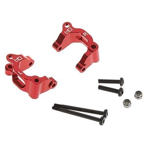 Hot Racing Aluminum Caster Red w/King Pins Arrma 2WD HRAARM1902