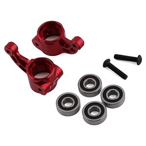 Hot Racing Arrma 2WD Aluminum Oversize Bearing Knuckle (Red) HRAARM21X02