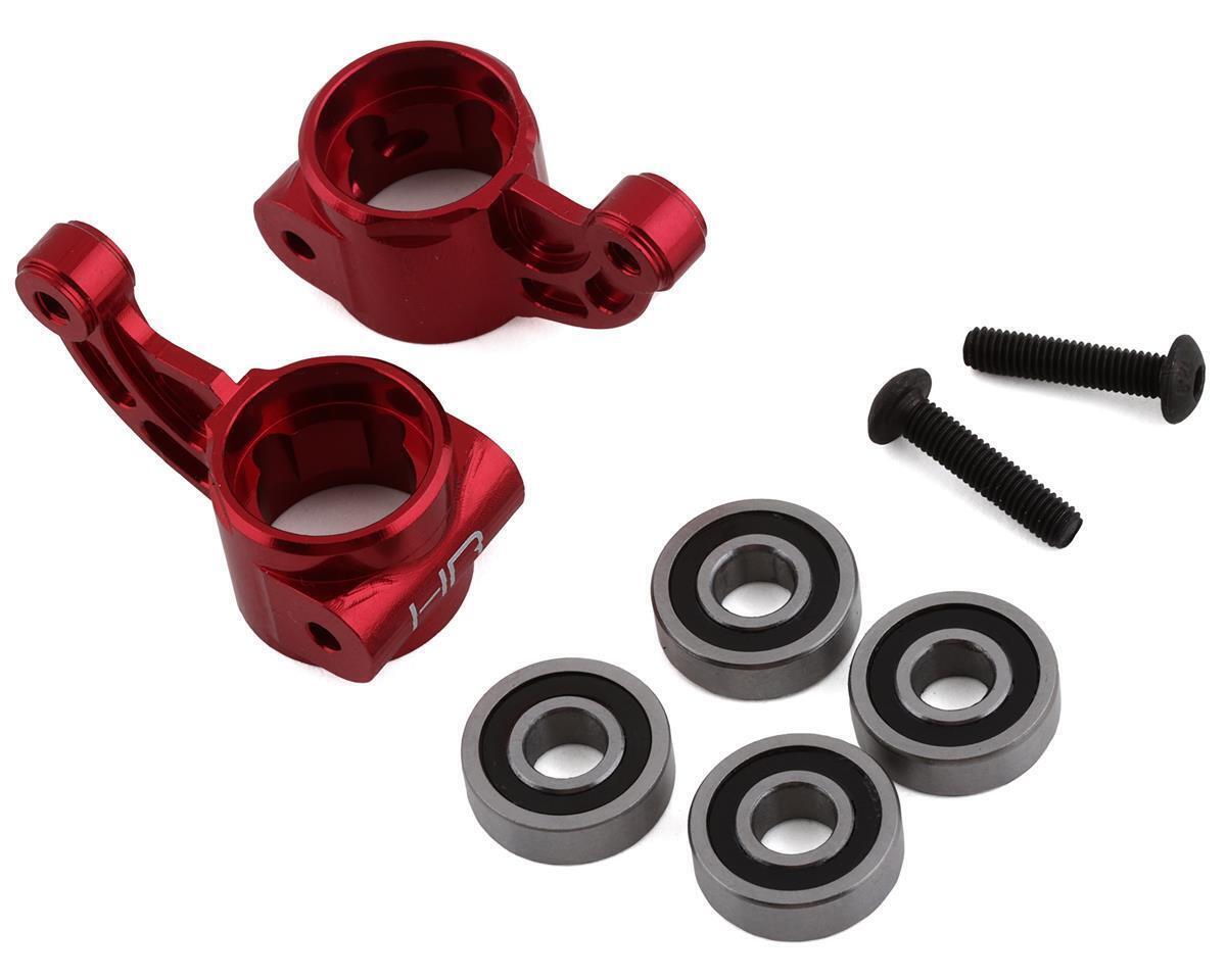 Hot Racing Arrma 2WD Aluminum Oversize Bearing Knuckle (Red) HRAARM21X02
