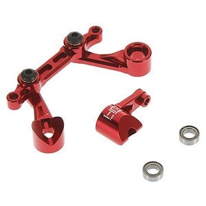 Hot Racing Aluminum Bellcrank Steering Saver w/Bearings Re HRAARM4802
