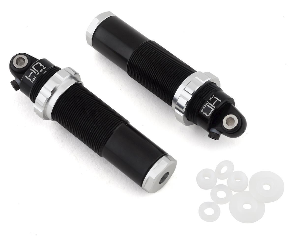 Hot Racing Arrma 4x4 Aluminum Threaded Rear Bleeder Shock Bodies (Black) (2) HRAATF155AR08