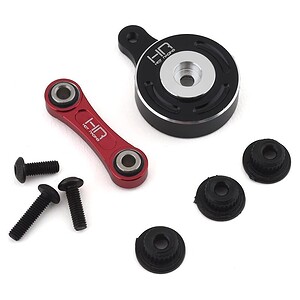 High-quality RC car upgrade parts with screws, bushings, and suspension mount for remote control vehicles.