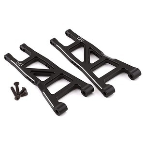 Hot Racing Arrma 4x4 Aluminum Front Suspension Arms (Black) (2) HRAATF5501