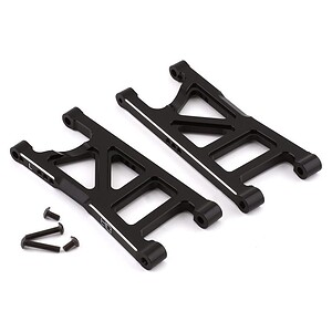 Hot Racing Arrma 4x4 Aluminum Rear Suspension Arms (Black) (2) HRAATF5601
