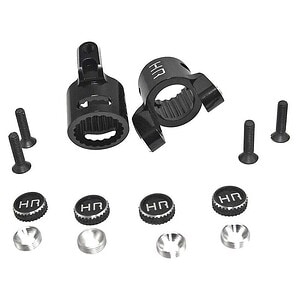 Hot Racing Black Aluminum C-Hubs XR10 Wraith HRAAXR1901