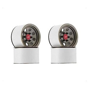 Steel 2.2 Beadlock 6-Lug 8-Hole Crawler Wheels (4)
