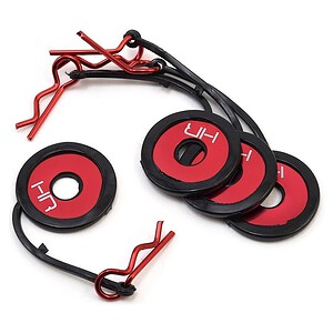Red Body Washer & Clip Leash Retainer Set