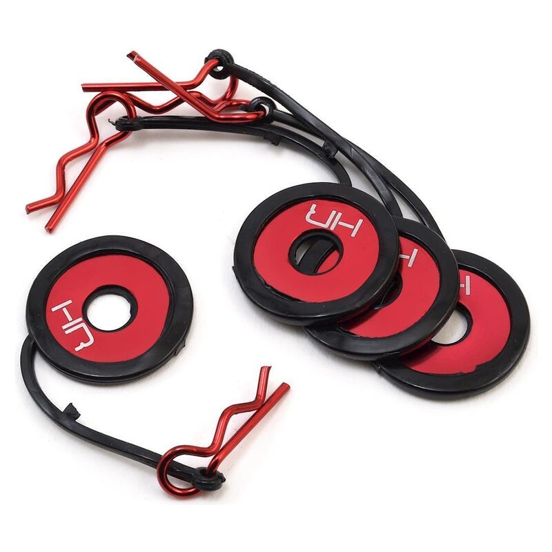 Red Body Washer & Clip Leash Retainer Set - hrabwp133b02-jpg Red Body Washer & Clip Leash Retainer Set