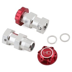 Hot Racing Aluminum Wheels Hex Extensions - Losi 5ive HRADBL10W02