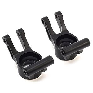 Losi Desert Buggy XL Aluminum Rear Hub Carrier Uprights (Black)