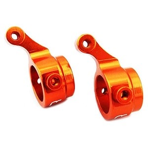 Hot Racing Aluminum Front Steering Knuckle Orange (2) Drom HRADMD2103