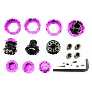 Savage Flux 17mm Warlock Hex Set w/Serrated Nuts