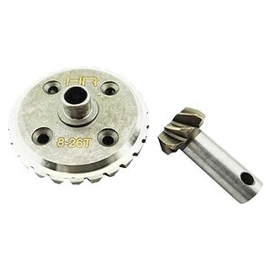 Savage Hardened Steel Spiral Cut Ring & Pinion Gear (26/8T)