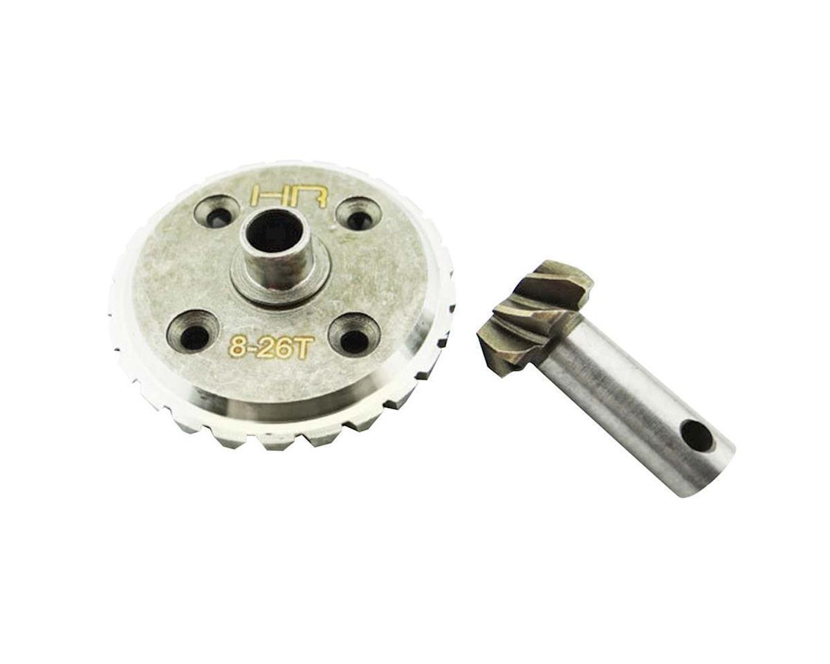 Savage Hardened Steel Spiral Cut Ring & Pinion Gear (26/8T)