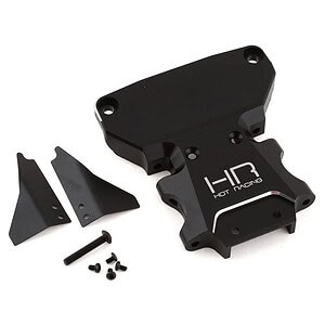 Traxxas Rally/Slash LCG 4x4 Aluminum Rear Bulkhead (Black)