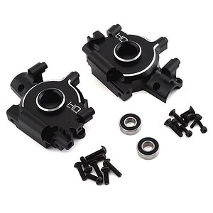 Losi Super Baja Rey/Rock Rey Aluminum Front Gear Box/Bulkhead (Black)