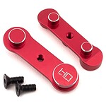 High-quality red aluminum servo mount for RC cars, compatible with high-performance racing and hobby vehicles.