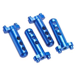 Hot Racing Aluminum Body Posts (4) Blue Losi Micro Crawle HRAMCC20106