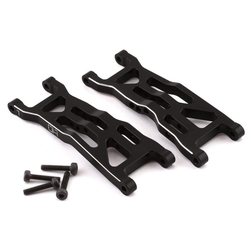 Losi Mini-T 2.0/Mini-B Aluminum Front Arm Set (Black) (2)