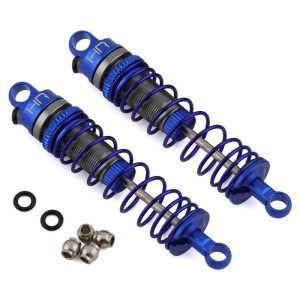 Losi Mini-T 2.0 Aluminum Rear Threaded Shock Set (Blue) (2)