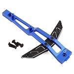 Aluminum RC car chassis armor for off-road durability and high-speed stability.