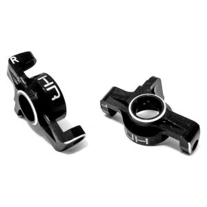 Hot Racing Black Aluminum Steering Knuckles HRAOFE2101