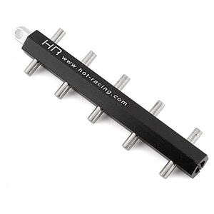 Hot Racing Aluminum 5mm Pinion Gear Caddy (Black) HRAPGC805L01