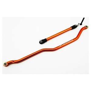 Hot Racing Deadbolt Aluminum Fix Link Steering Rod (Orange) HRARCS49E03