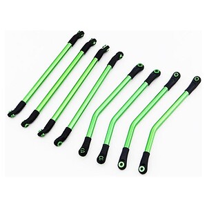 Hot Racing Aluminum Green 4-Link Set Wraith/Ridgecrest HRARCS8000P05