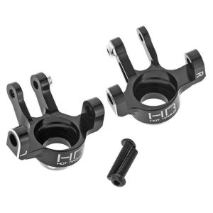 Hot Racing Aluminum Dual Shear Steering Knuckle (Black) HRARRT2101