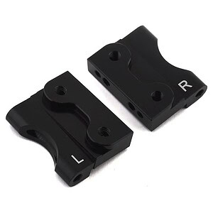 Hot Racing Aluminum Arm Mount (Black) (2) (HRATE12HX01) HRARTE12HXM