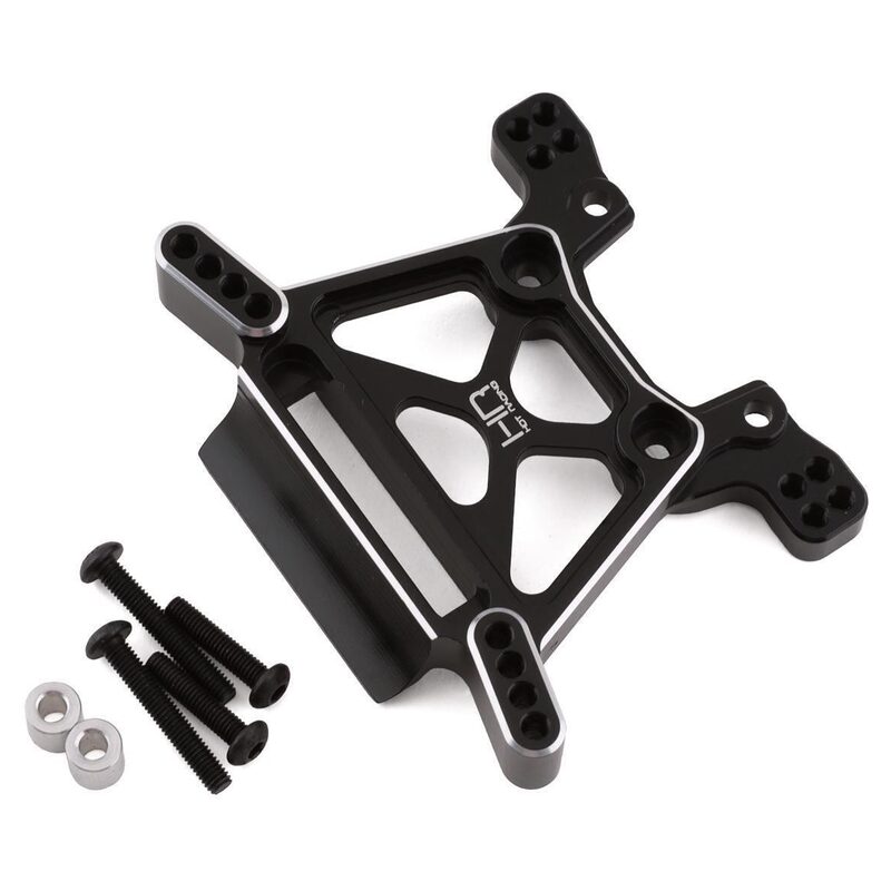 Rustler 4X4 Aluminum Front Shock Tower (Black) - hraruf2801-jpg Rustler 4X4 Aluminum Front Shock Tower (Black)
