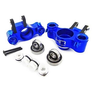 Hot Racing Aluminum Axle Carriers w/Bearing Blue TRA HRARVO21XG06